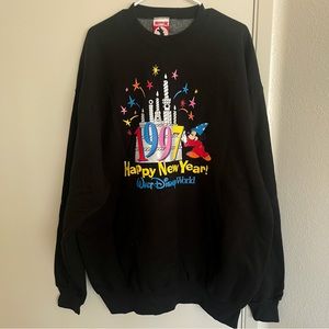 BNWT Vintage Disney 1997 New Year crewneck